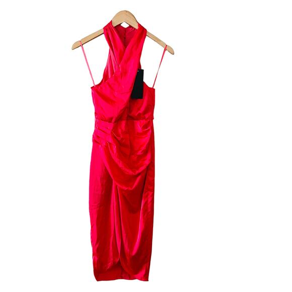 Do & Be Born To Shine Sleeveless Tulip Hem Midi Dress Size S Small NWT Pink - Picture 1 of 11